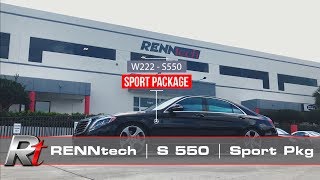 RENNtech  S550 Sedan  Sport Package [upl. by Nesmat]