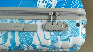 How to unlock skybags number lock when you forget the lock code  any trolley bag number combination [upl. by Ayital]