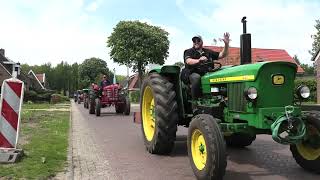 OLDTIMER TRACTOR TOERTOCHT DE VEENTUFFERS [upl. by Lleunamme]