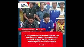 El bloqueo nacional solo favorece a Evo Morales p [upl. by Byrdie]