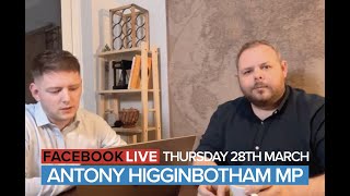 Antony Higginbotham Facebook Live March 28th 2024 [upl. by Anstice]