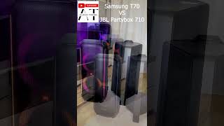 Samsung MXT70 VS JBL Partybox 710 [upl. by Lemire518]