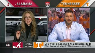 PREVIEWING SECs massive slate in Texas Tennessee on College GameDay 🔥  SportsCenter [upl. by Attenwad131]