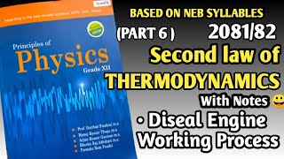 Diesel Engine Working  Diesel Cycle in Nepali  Second law of Thermodynamics  Chapter 5  NEB [upl. by Eyahc322]