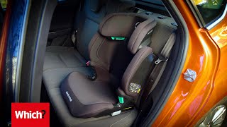 How to fit an isofix child booster seat in 60 seconds [upl. by Mylor]