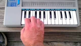 Bontempi B1 Organ 1985 Vintage [upl. by Akinom388]