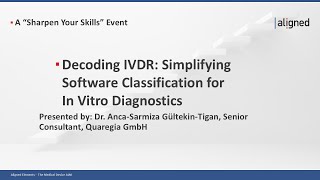 Decoding IVDR Simplifying Software Classification for In Vitro Diagnostics [upl. by Kcirtapnaes]