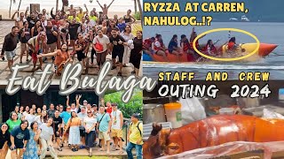 Eat Bulagas TVJ Production Family nag Outing  Ryzza at Carren nahulog sa Banana Boat [upl. by Aitital]