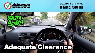 Adequate Clearance  Learn to drive Basic skills [upl. by Nurav]