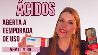 Ácidos é hora de usar ÁCIDO RETINÓICO VITACID E VITANOL para melasma rugas e envelhecimento [upl. by Asiuol252]