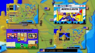 North amp South Amiga 1989  Strategic mode gameplay [upl. by O'Kelly851]