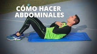 Cómo hacer abdominales de la manera correcta [upl. by Sivam499]