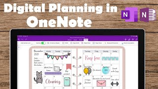 Using Microsoft OneNote for Digital Planning [upl. by Nyllaf]