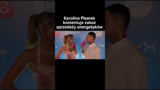 Karolina Pisarek o zakazie sprzedaży energetyków nieletnim [upl. by Teragramyram]