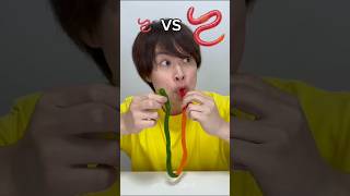 Big Worm Vs Small Worm Eating challenge 🤣shortstrendingytshortfoodchallengeviral [upl. by Antrim]