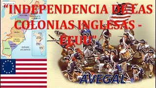 INDEPENDENCIA DE ESTADOS UNIDOS o la independencia de la trece colonias inglesas  AEDUCACION [upl. by Bord107]