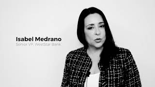 2017 Financial Crime Conference Interview with Isabel Medrano of West Star Bank [upl. by Jacobs283]