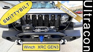 Installing a Smittybilt 95K Winch on Jeep Gladiator  Detailed Guide amp Fairlead Modification [upl. by Parsaye]