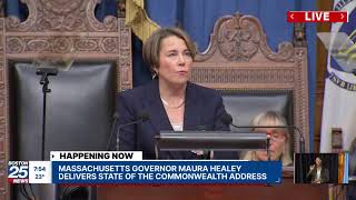 WATCH Governor Maura Healey gives her first State of the Commonwealth address [upl. by Ggerc]