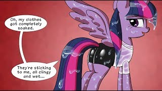 MLP Comic Dub Sopping Wet saucy comedy [upl. by Lacsap619]