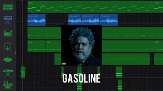 The Weeknd  Gasoline Garageband Cover [upl. by Dlonyar]