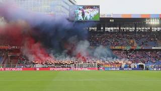 FC Basel  FC Sion 22  Intro der Muttenzerkurve [upl. by Anaej390]