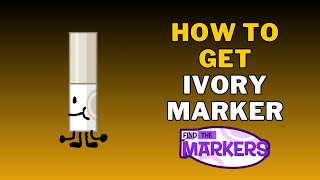 How To Get Ivory Marker in Find The Markers  Roblox [upl. by Pascoe]