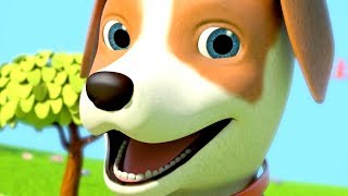 Bingo Dog Song  Cartoon Nursery Rhymes for Kids by Little Treehouse [upl. by Ahsinel]