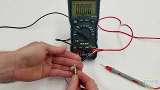 Testing a microwave diode with a digital meter [upl. by Killion785]