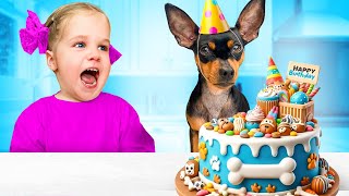 Surprising Our New Dog With First Birthday [upl. by Assira]