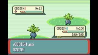 POKEMON EMERALD  ODDISH  AZOTE  FLAIL [upl. by Nahtiek]