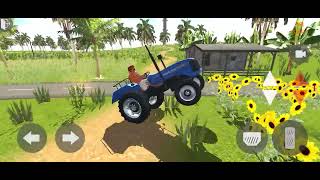 mini village sonalika tractor 🚜 jump Indian tractor simulator gaming video gaming balramgaming365 [upl. by Abbotsen509]