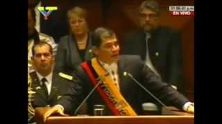 IDIOMAS QUE HABLA EL PRESIDENTE RAFAEL CORREA [upl. by Aleetha255]