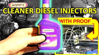 Wynns diesel injector cleaner TESTPROOF beforeafter fuel treatment and it works [upl. by Halilad]