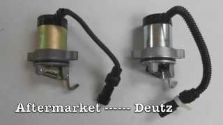 Deutz Electronic Shutoff Solenoid Identification and Installation [upl. by Angelica]