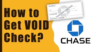 Chase How to find VOID check for your Chase Checking Account [upl. by Lyreb197]