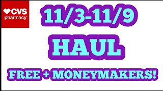 FREE amp MONEYMAKERS CVS HAUL 113119 [upl. by Irehj]