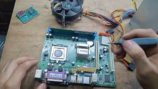 No Display amp Hanging Motherboard Repair  Motherboard Cpu Problem  Motherboard Power Ic Problem [upl. by Ramedlaw]