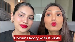 COLOUR THEORY WITH KHUSHI 🥰 shocking results 😳 top 5 lipstick favs by khush amp me 💄 [upl. by Geraint]