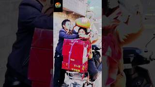 Loaded motorcycle 🎸shortviral funny মোটরসাইকেলে বোঝায়😁 [upl. by Hesper]