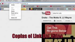 Como Descargar Musica De Youtube A Tu Computadora Gratis [upl. by Whitver477]