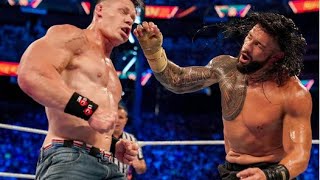 John Cena Vs Roman Reigns Full WWE Match [upl. by Atwood]