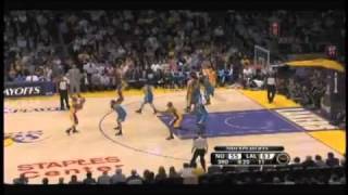 Kobe Bryant dunks on Emeka Okafor then Carl Landry HD 42611 [upl. by Adnak]