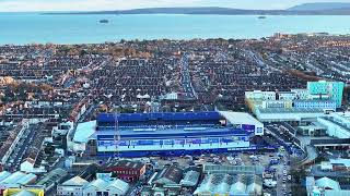 Fratton Park after the game Portsmouth 21 Oxford United 4K [upl. by Lehcim]