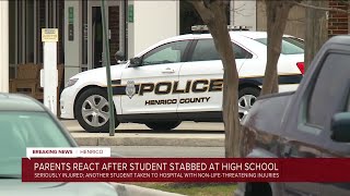 Student stabbed in neck at Henrico High School [upl. by Barmen325]