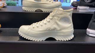 Converse Chuck Taylor All Star Lugged 20 High EgretEgretPale Putty  Style Code A03557C [upl. by Coussoule]