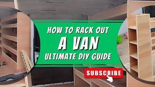 DIY Van Shelving How to Build Custom Plywood Storage for Your Vehicle [upl. by Merce]