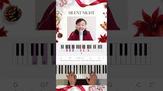 Silent Night  Easy Piano Tutorial Part 7 [upl. by Poliard]