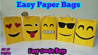 How to Make Paper Bags  DIY Paper Bag  DIY Goodie Paper Bag  Newspaper bags Craft  artmypassion [upl. by Nylad]