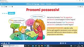 AGGETTIVI E PRONOMI POSSESSIVI E DIMOSTRATIVI [upl. by Acnayb]